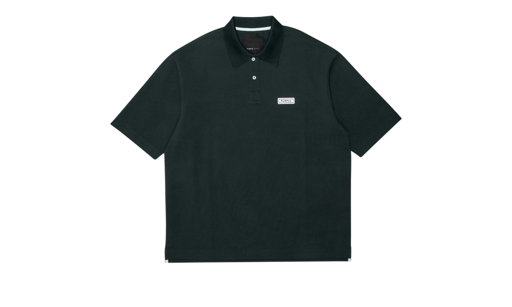 PIQUE OVERSIZED POLO "Green" P124 MPSG423