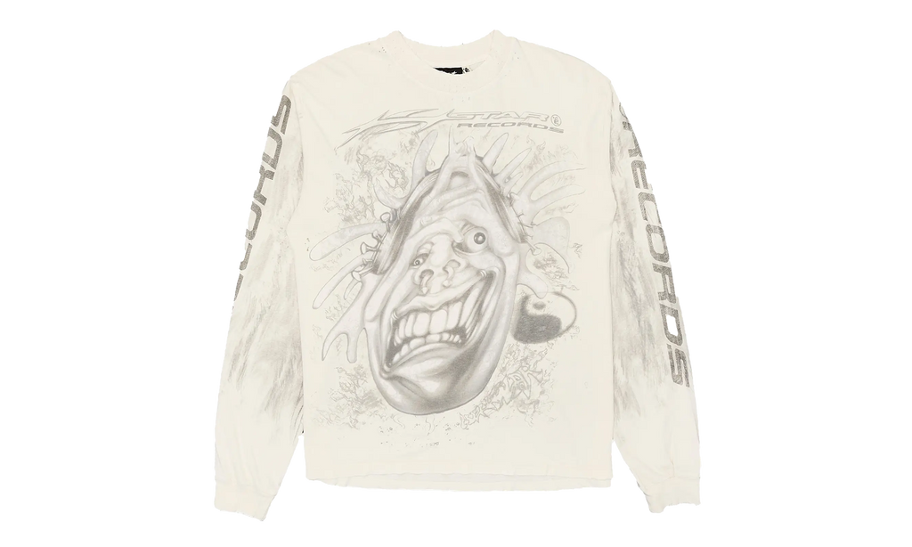 HStar Records L/S T-Shirt "White" HSR047