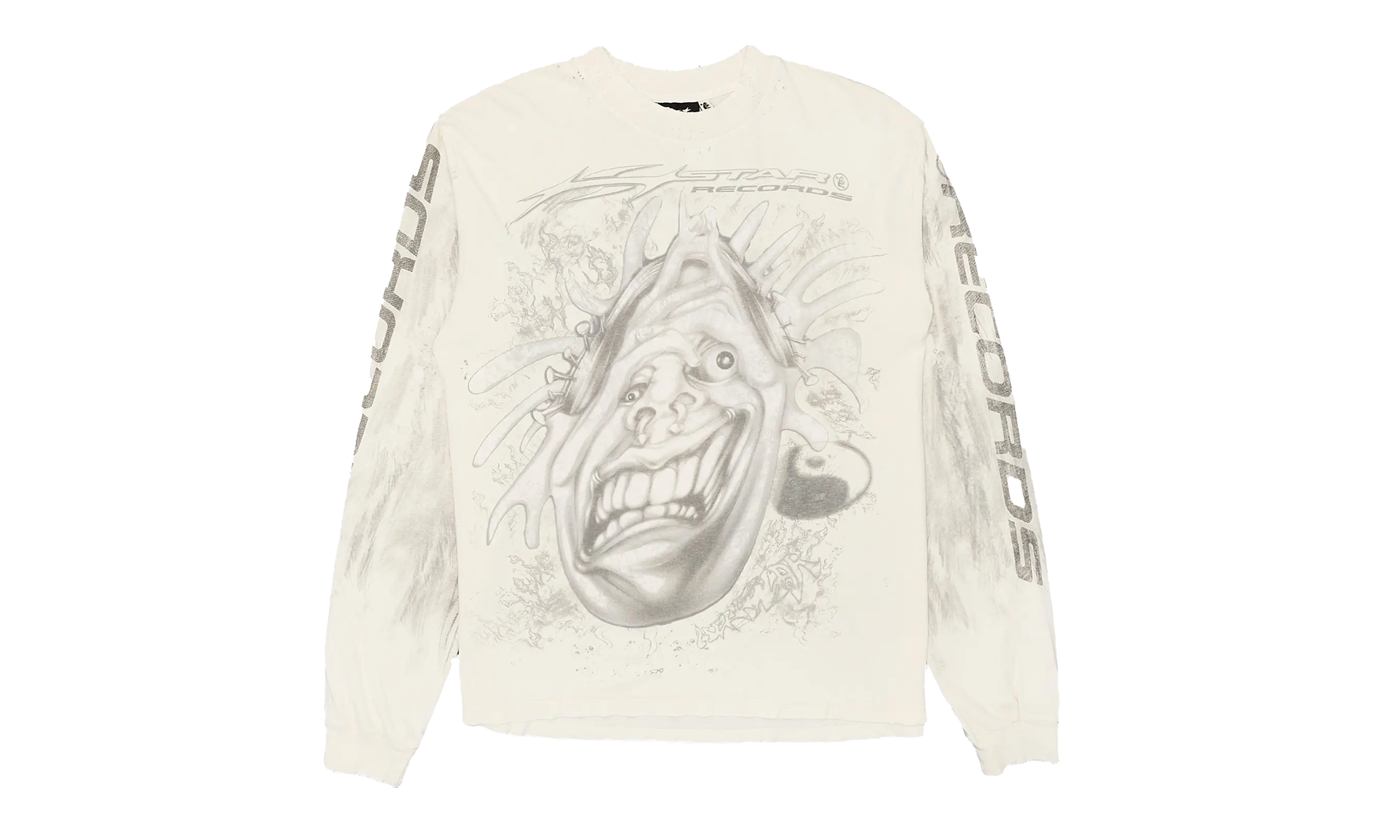 HStar Records L/S T-Shirt "White" HSR047