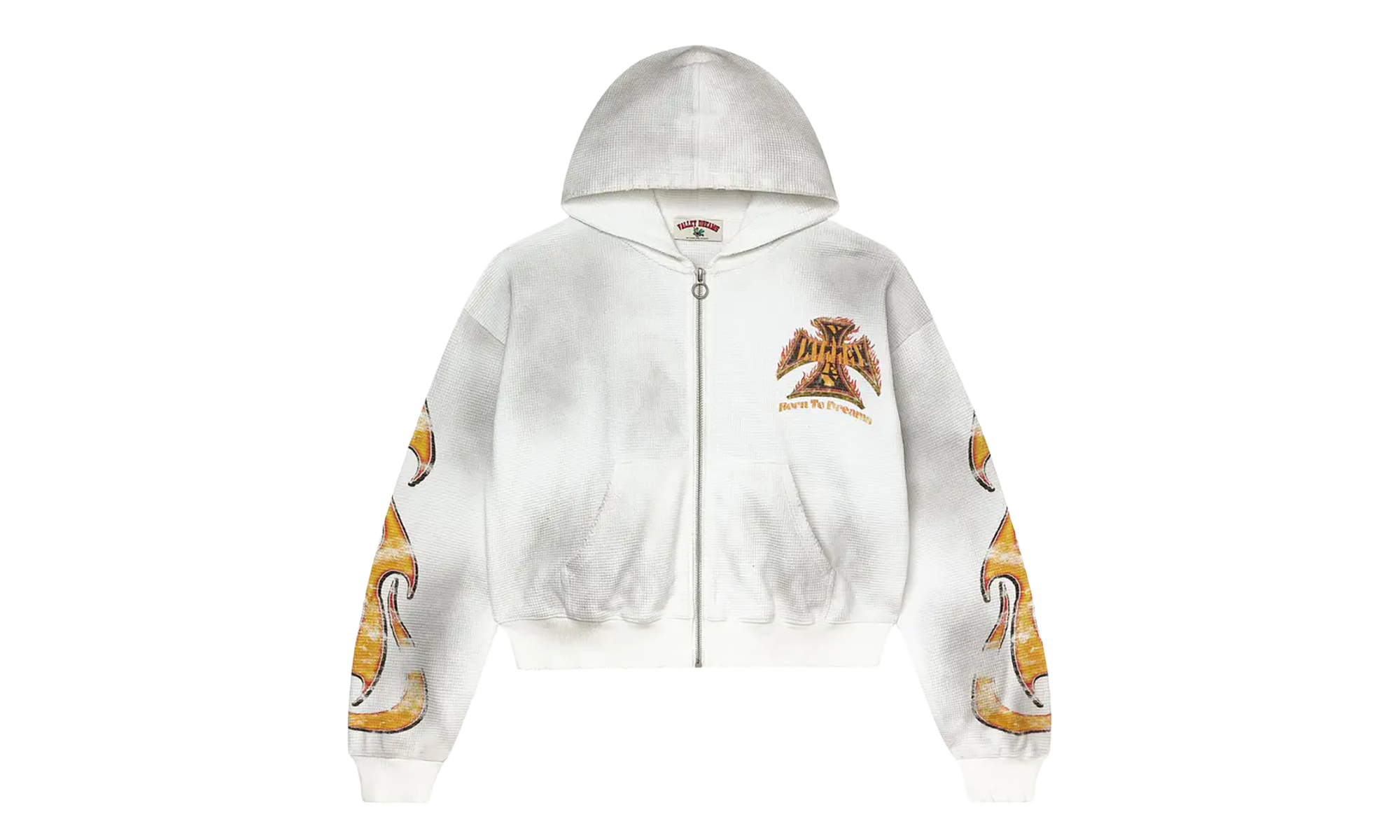 Reborn Waffle Zip-Up Hoodie "White" 11451 1SS2604VFRWZU WHIT