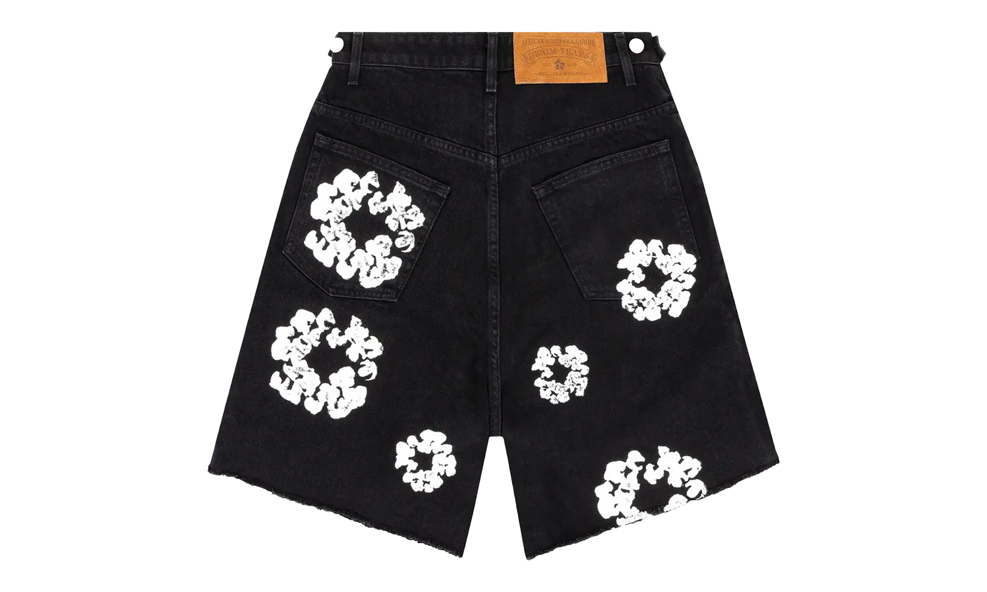 Cotton Wreath Jean Short "Black" DT150