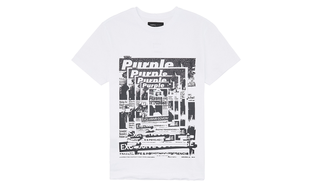 Tabloids Tee "White" P109 CBWT225