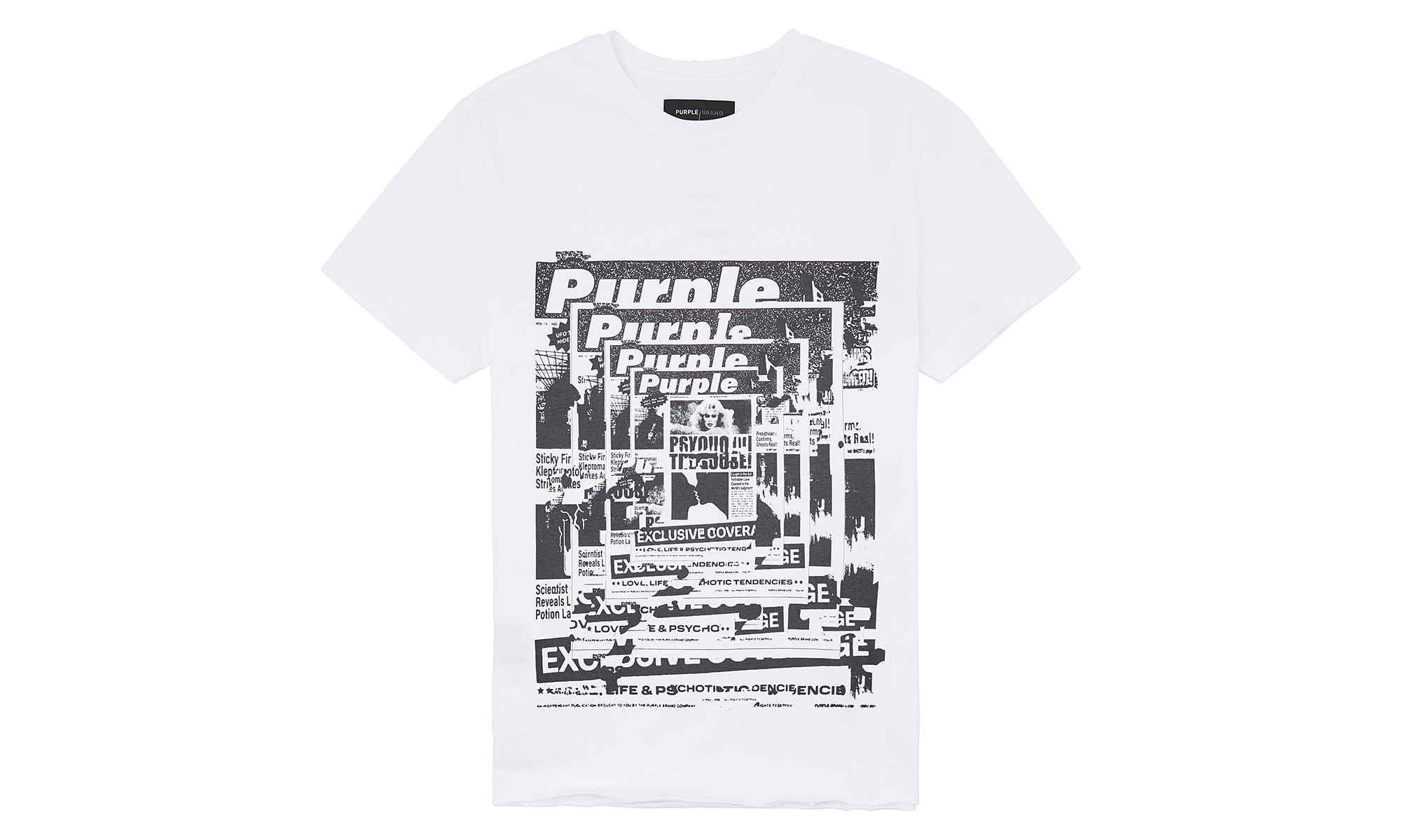 Tabloids Tee "White" P109 CBWT225