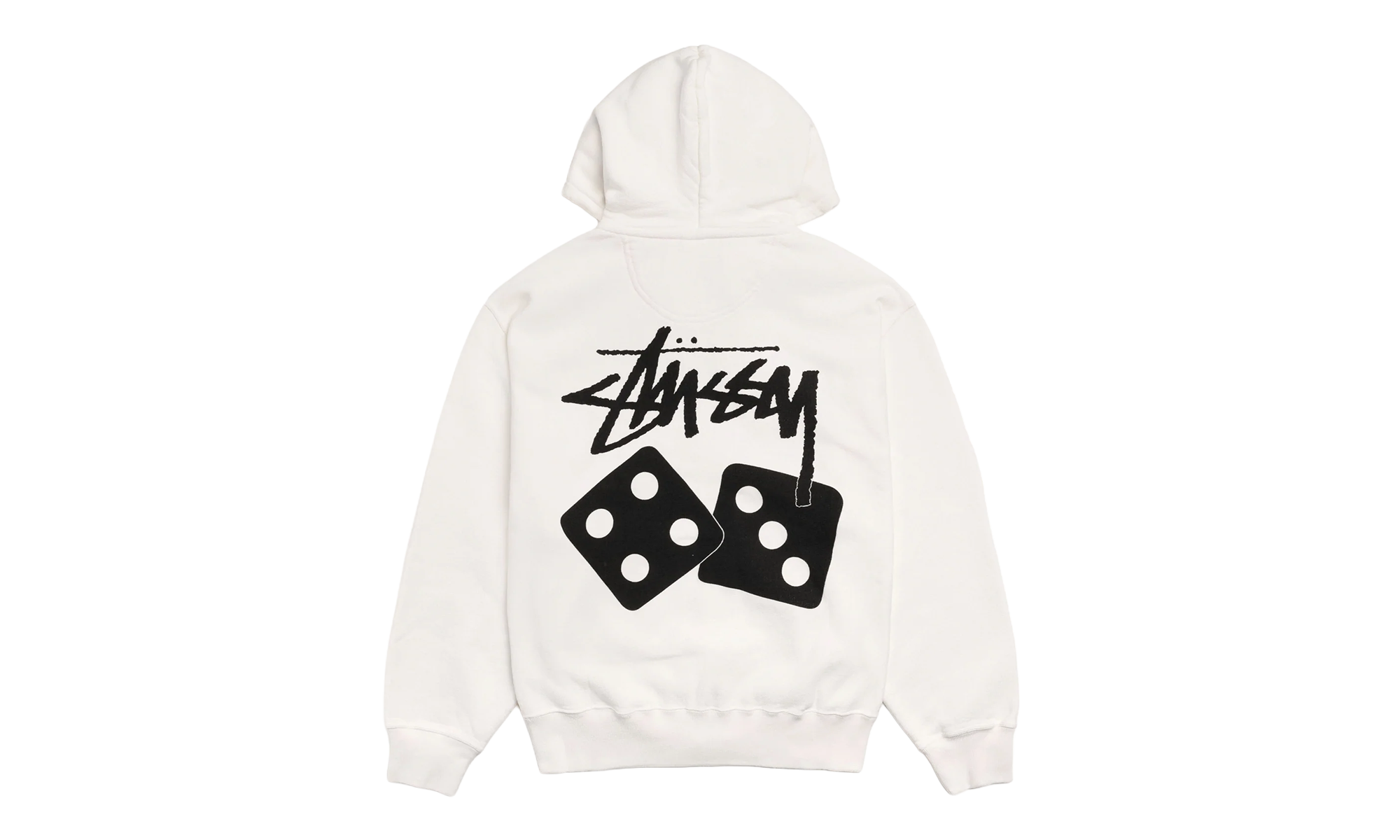 Dice Pigment Dyed Zip Up Hoodie "Natural" STUS371