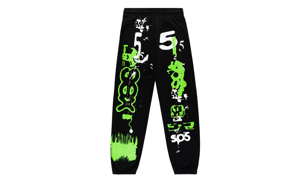 X-Ray Sweatpants "Black / Green" SP5der199