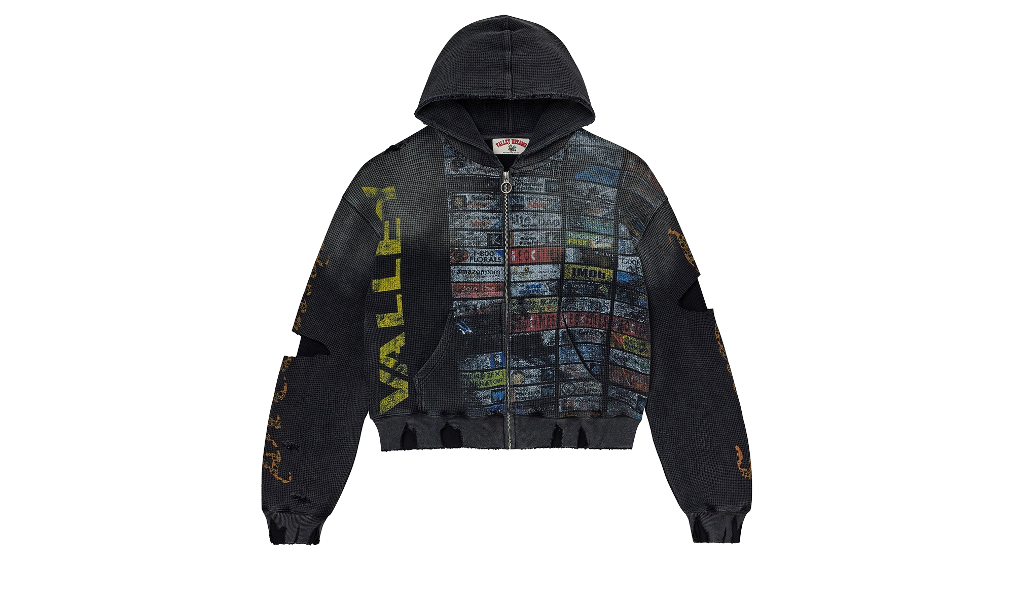 Vale Forever Zip Up Hoodie "Glitch" VAL74