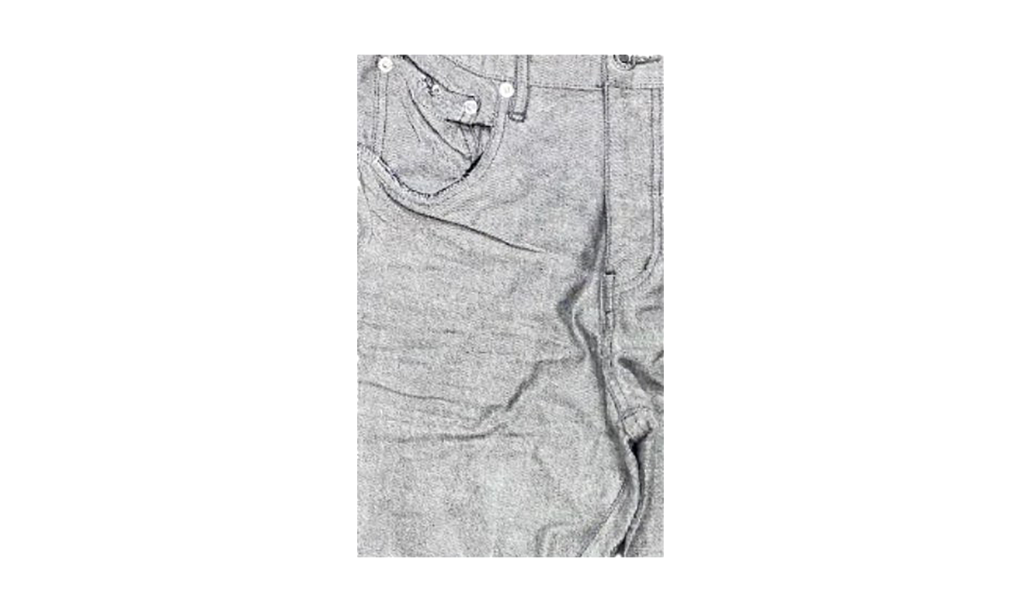 Reverse Front Hem Zip Jeans P002 GRFZ222