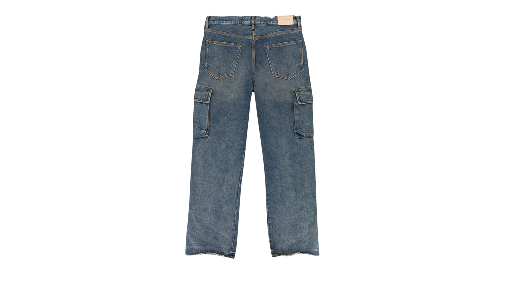 VINTAGE MID INDIGO CARGO "Blue" P011 VMIC223