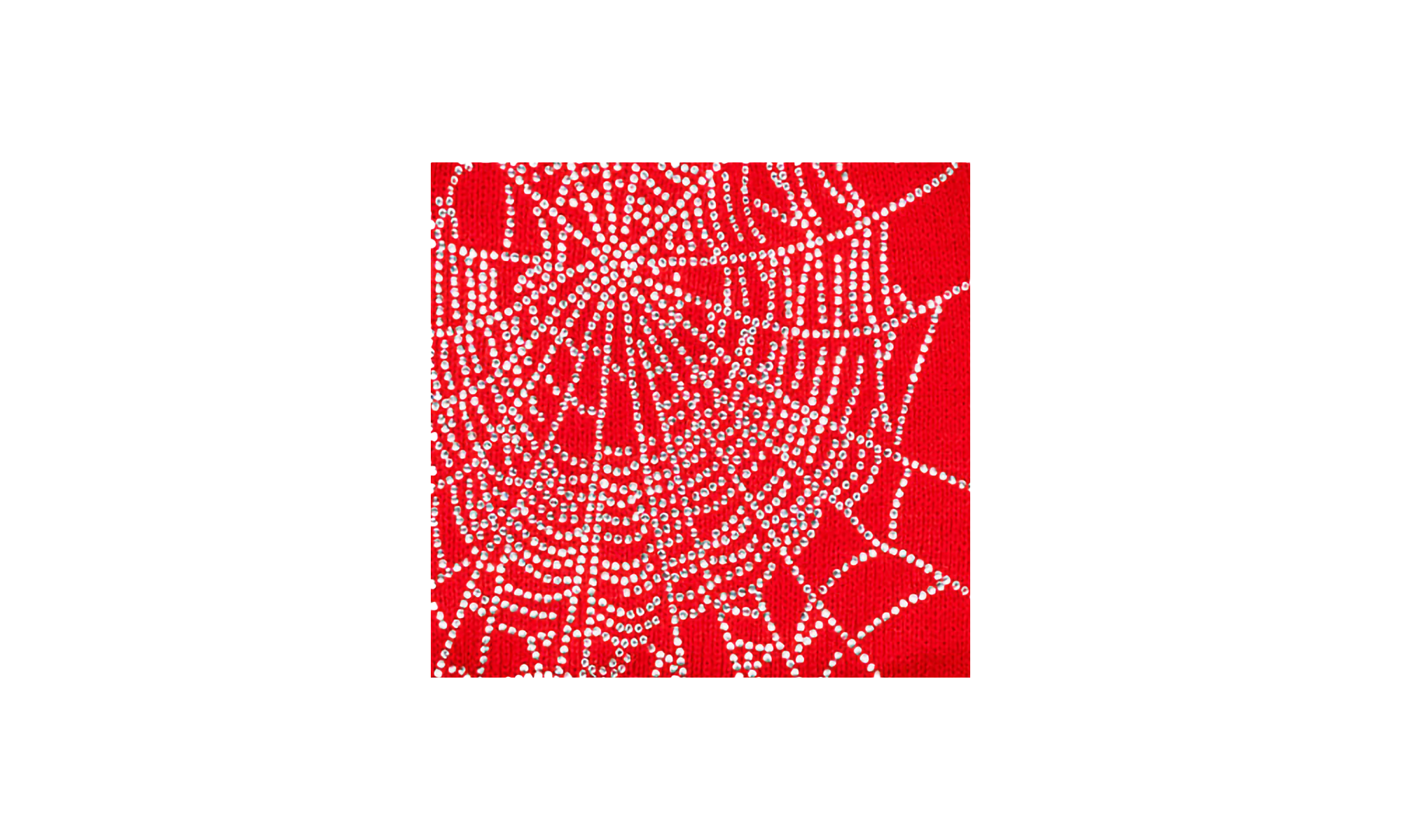 Rhinestone Web Beanie "Red" SP5der49