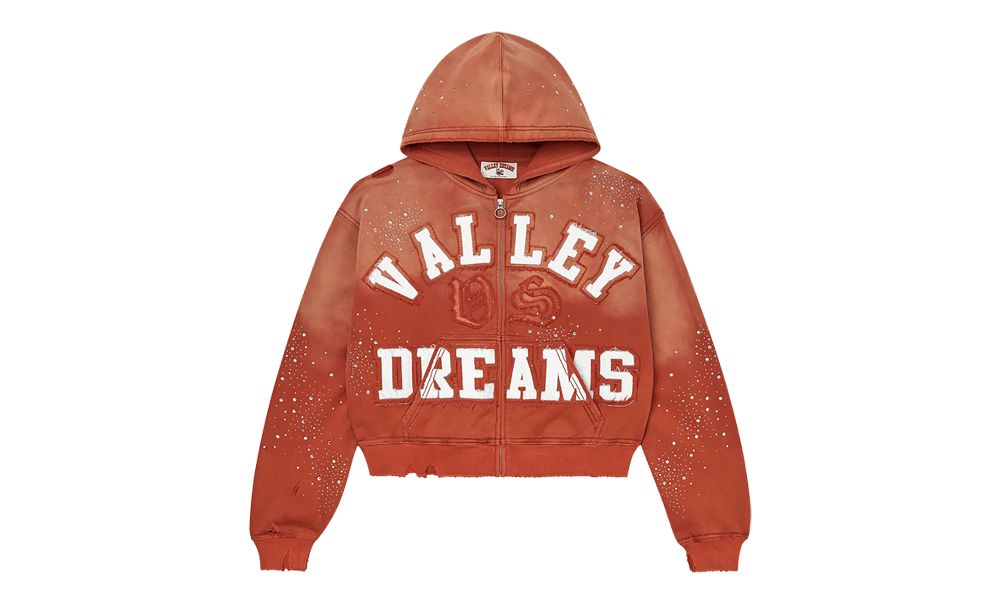 Classico Zip Up Hoodie "Orange" VAL146