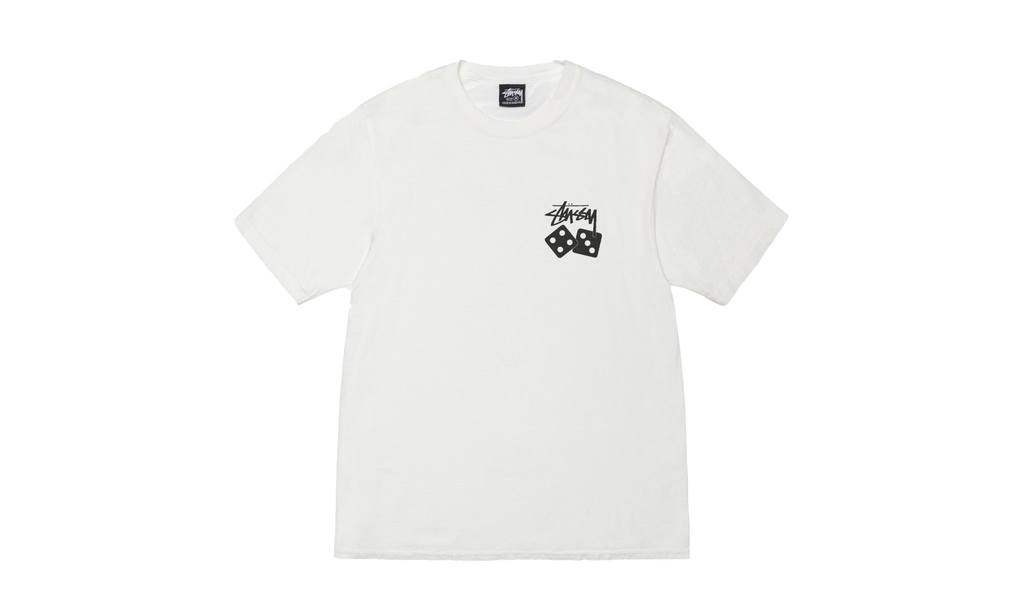 DICE TEE PIGMENT DYED "White" STUS12