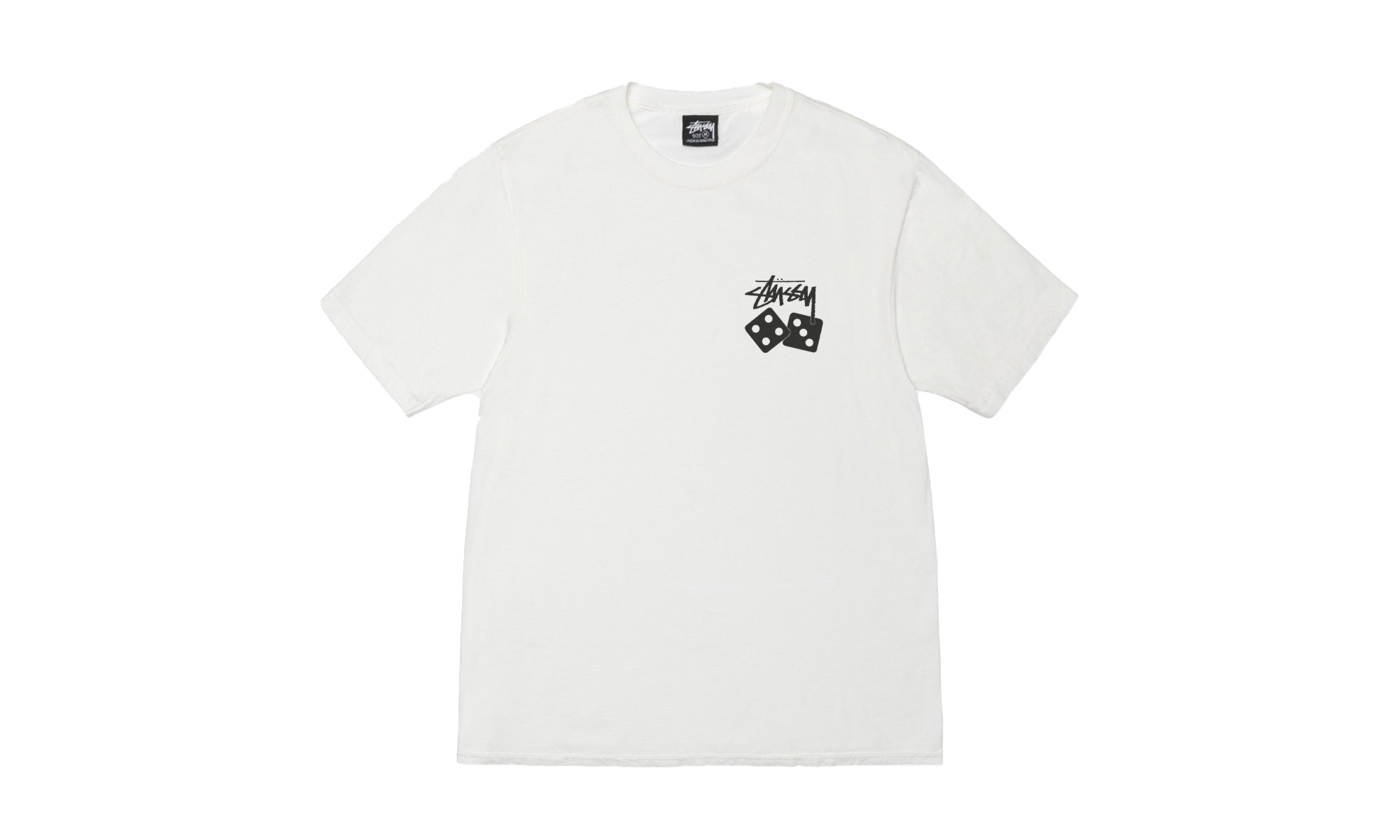 DICE TEE PIGMENT DYED "White" STUS12