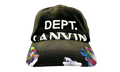 Paint Splatter Strapback Hat "Lanvin - Black" GDXLPSSHB