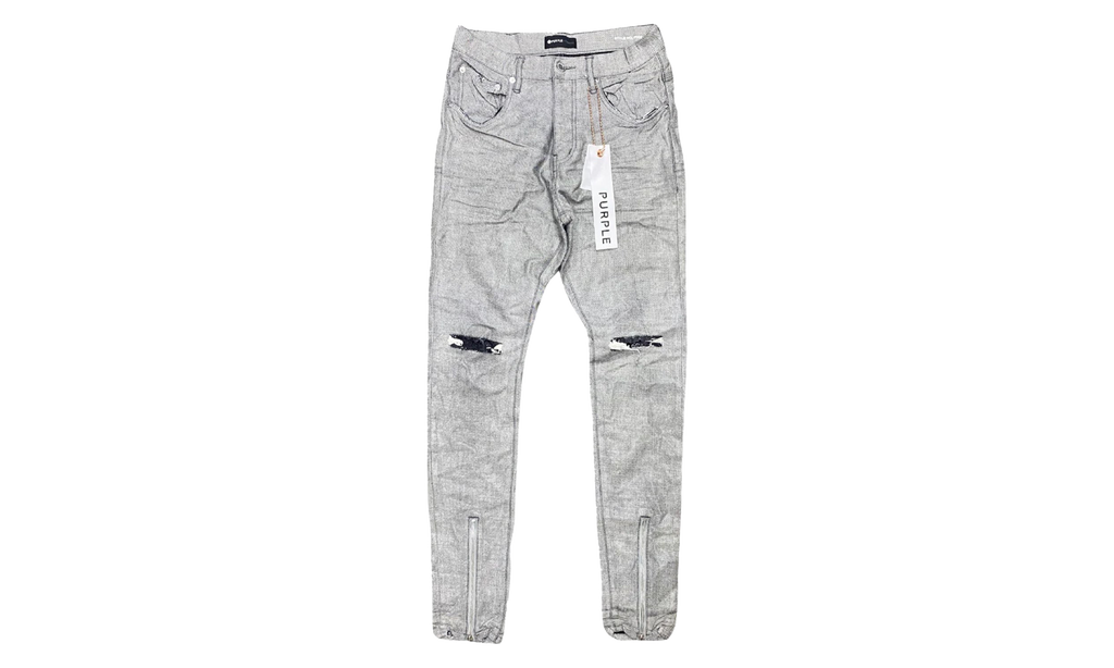 Reverse Front Hem Zip Jeans P002 GRFZ222