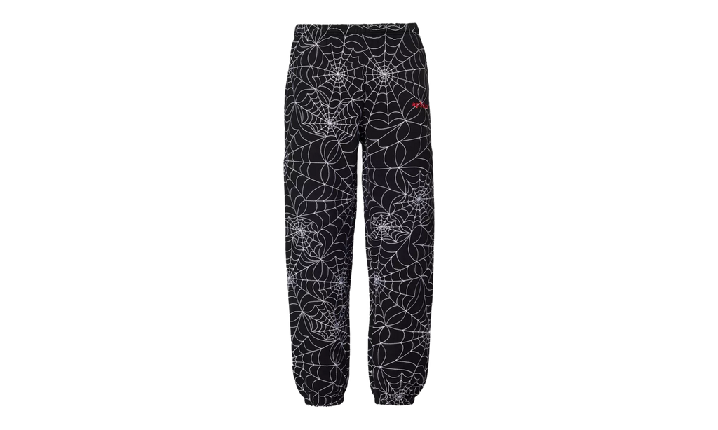 Embroidered AOP Sweatpants "Black" SP5der175