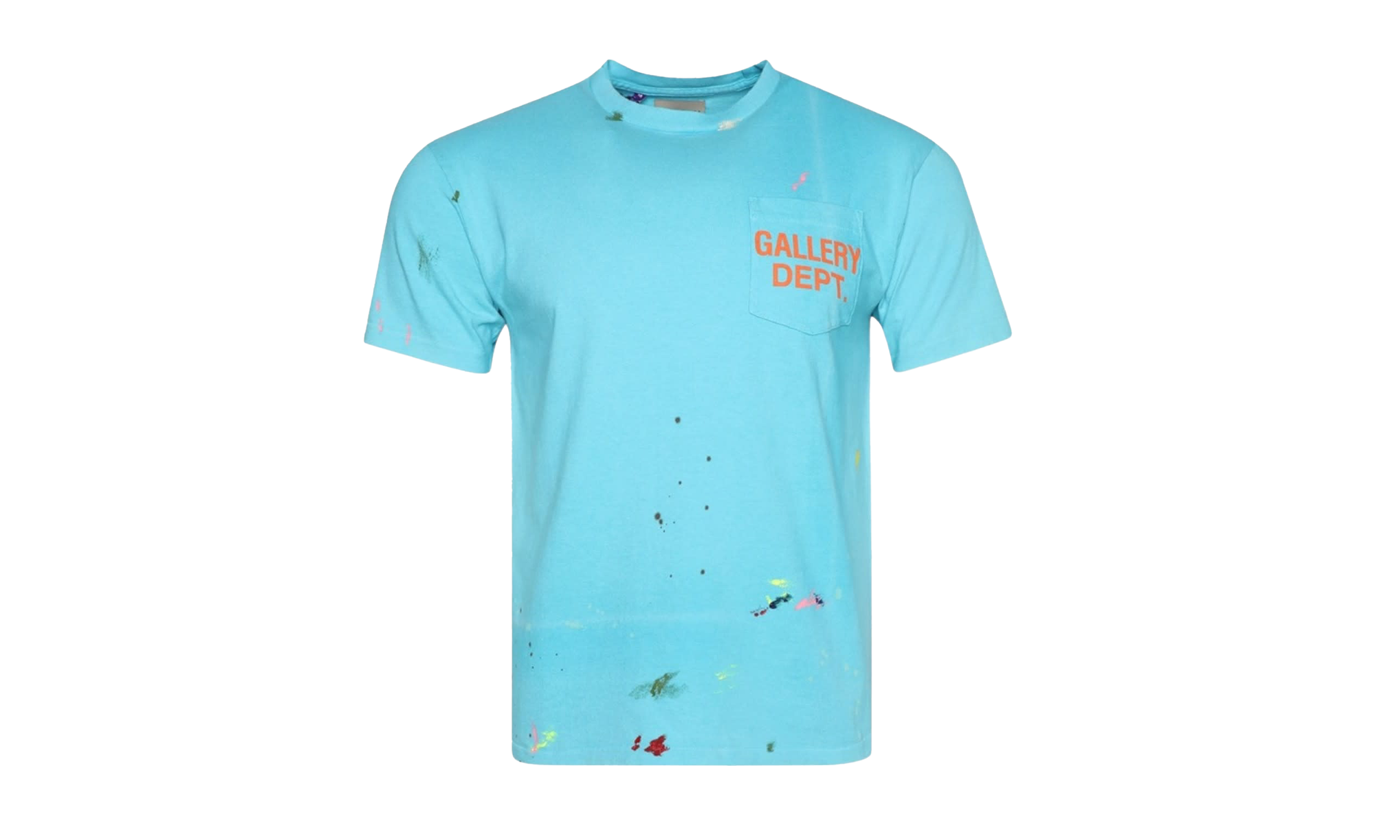 Paint Splatter Logo Tee "Turquoise" SUNFWZ9M