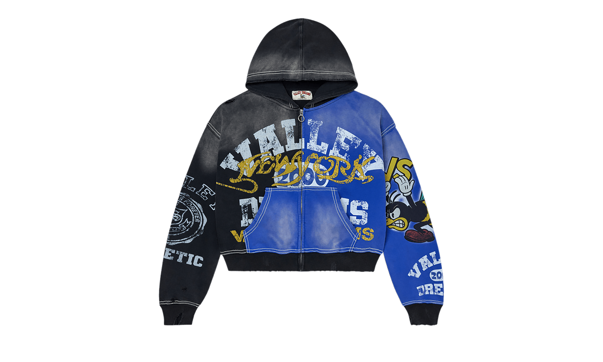 Vale Forever Bipolar Big Zip Up "Black - Blue" VAL18