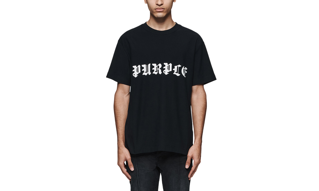 Gothic Wordmark Tee 'Black' "Black" P104-JGBB324