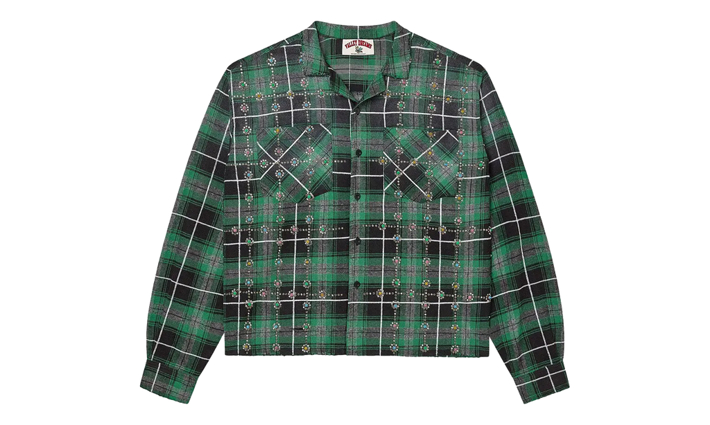 Grinch Gems Flannel "Green" VAL136