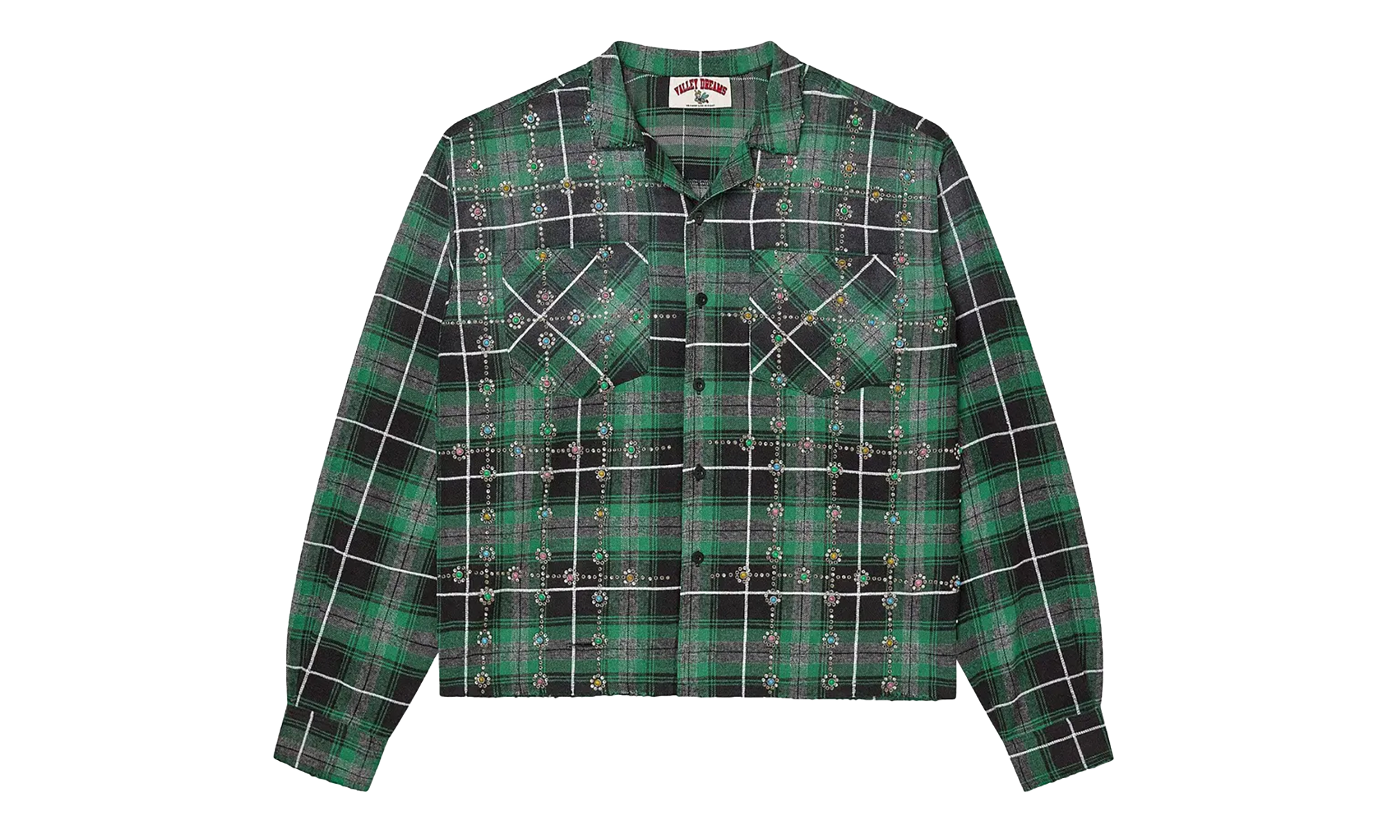 Grinch Gems Flannel "Green" VAL136