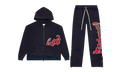 OG Logo Sweatsuit V2 "Navy Red" GS161