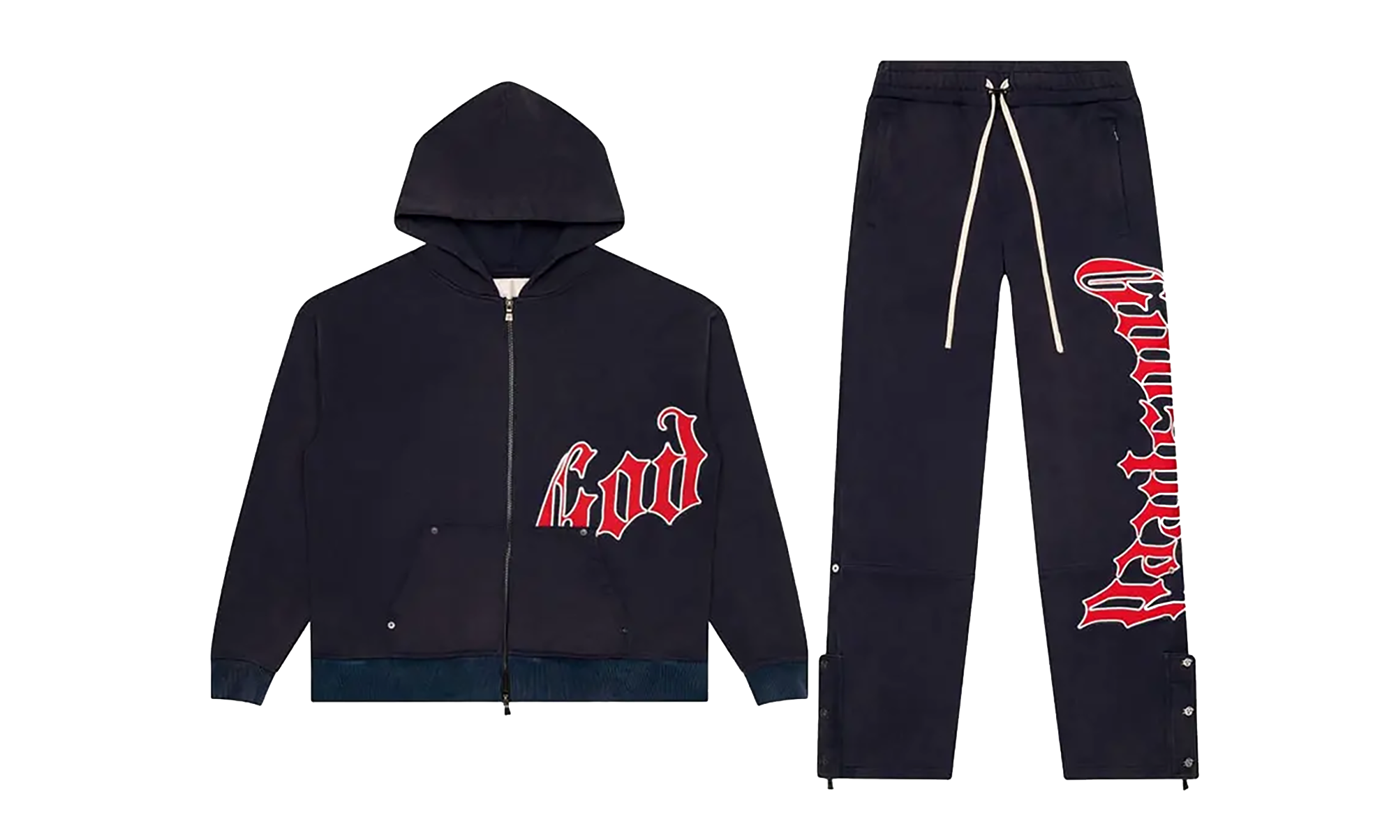 OG Logo Sweatsuit V2 "Navy Red" GS161