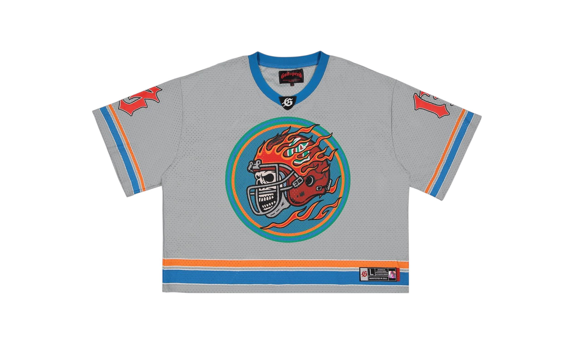 First Down Jersey "Grey / Blue / Orange" K0PL4O93