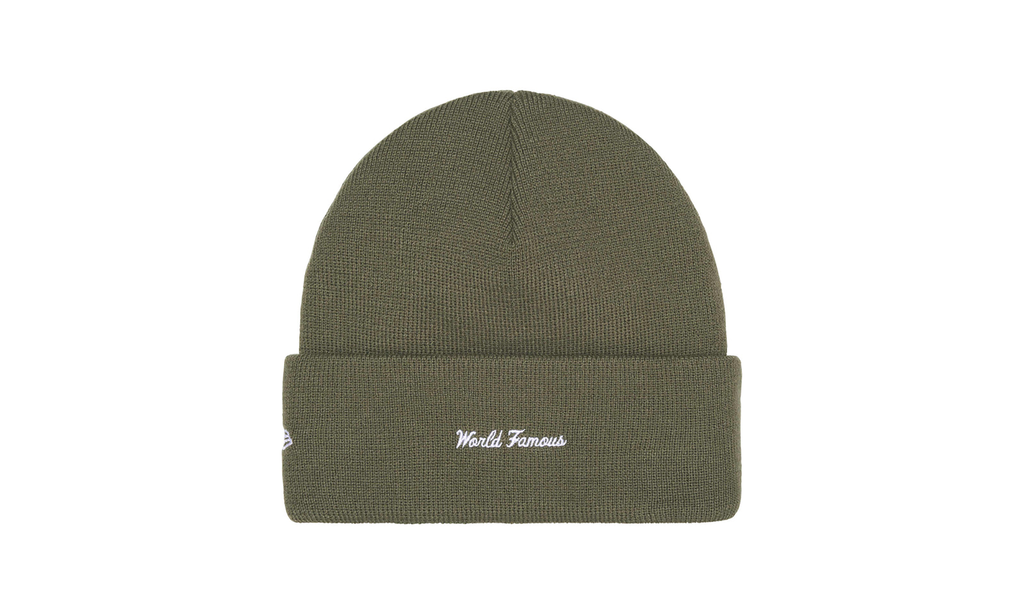 New Era® Box Logo Beanie "FW25 - Light Olive" SU26715