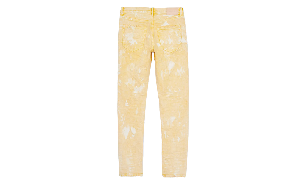 Low Rise Skinny Jeans "Bright Yellow/Hard Wax" P001 BYHW222