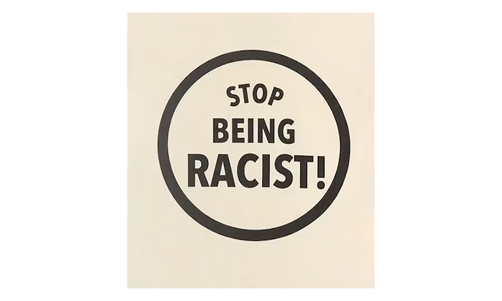 Stop Being Racist Tee "Cream" GD088