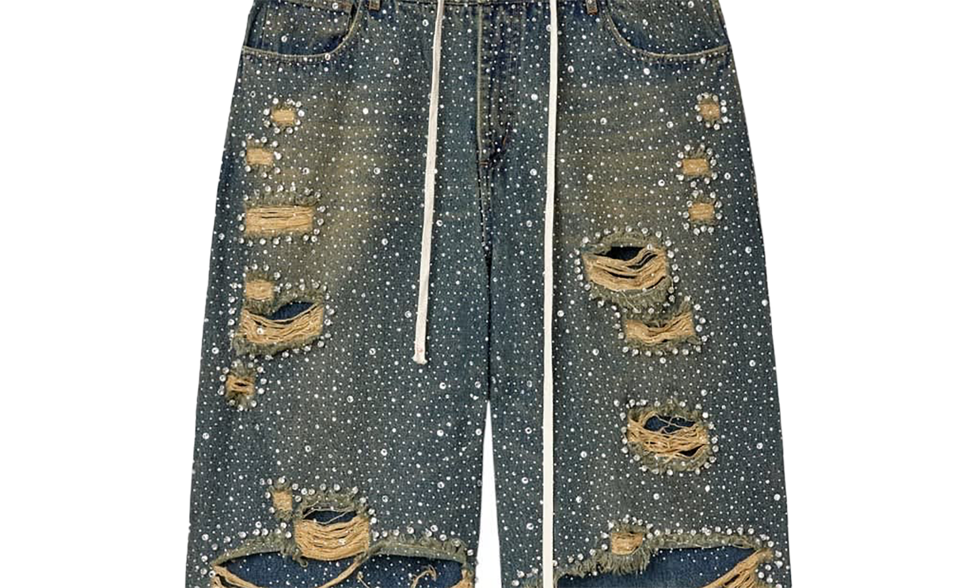 Iced Out Denim Jeans "Blue" VALE 08 001 IODB BL