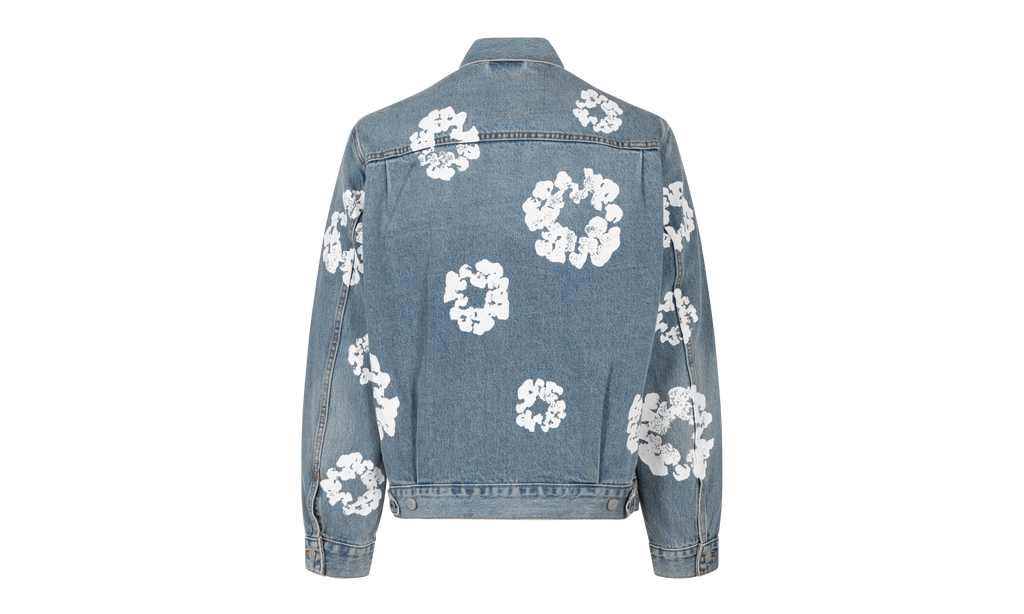 The Cotton Wreath Denim Jacket "Light Wash" DT13