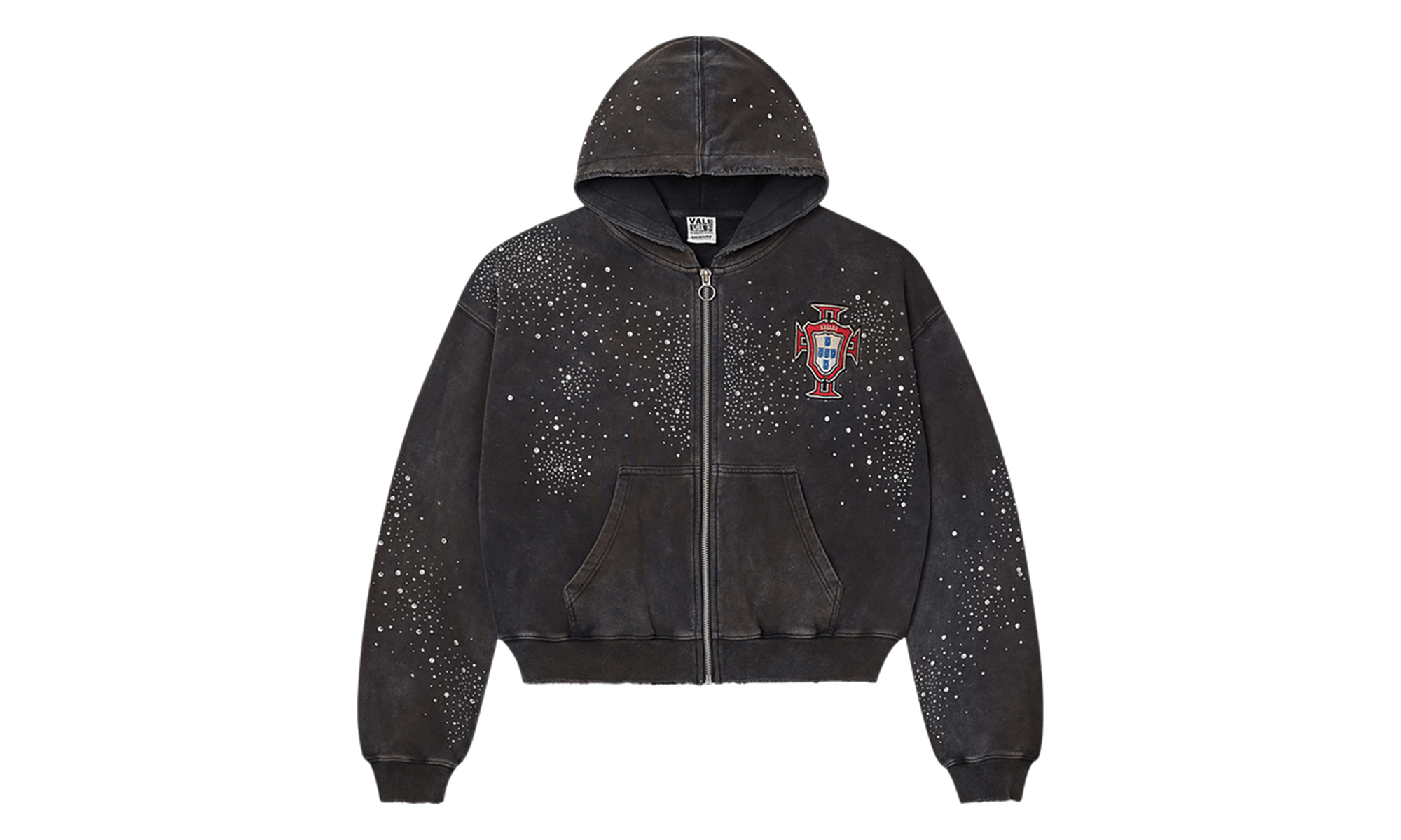 Pluto Custered Zip Up "Black" VALE 08 007 PCZU BK