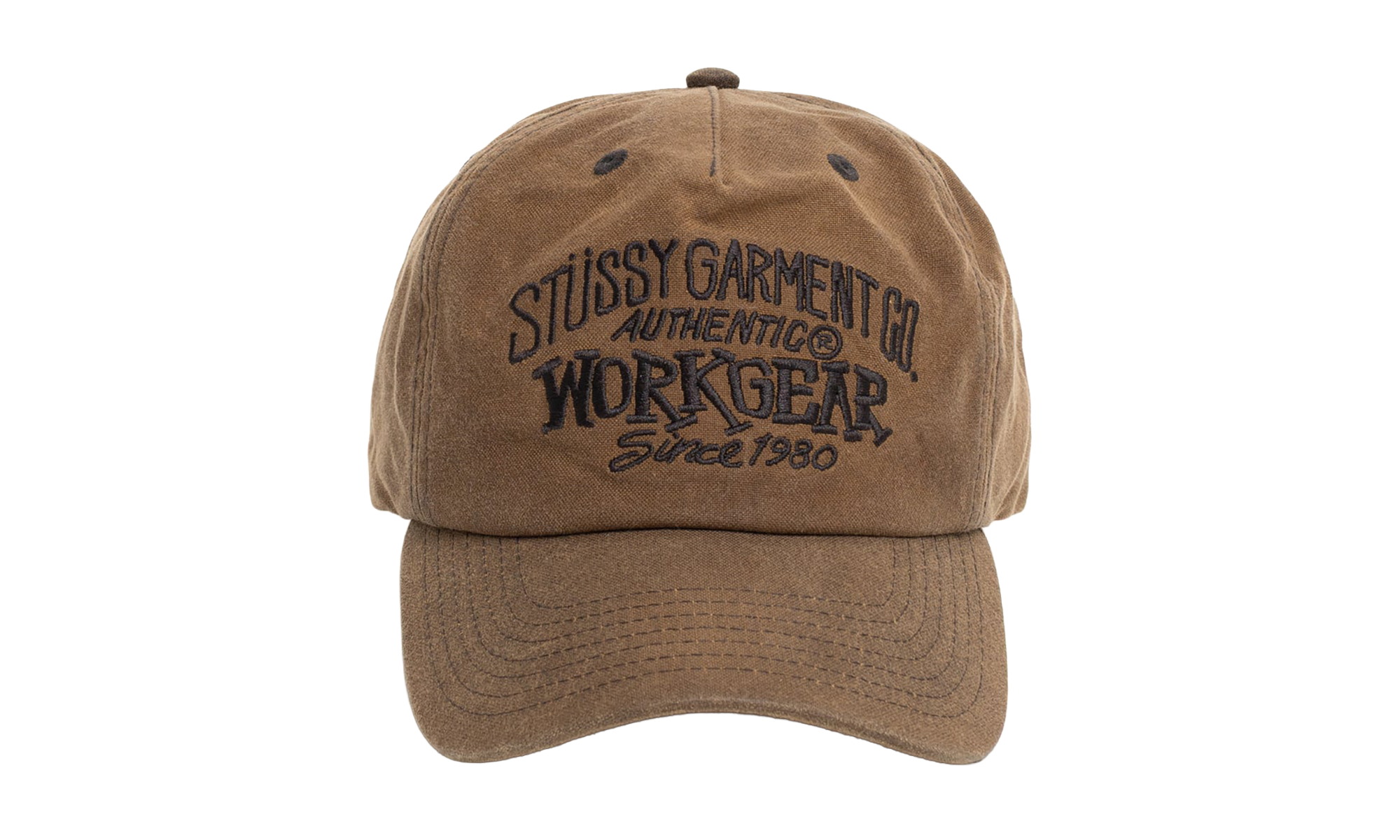 MID-DEPTH WORKGEAR WAXED SNAPBACK "Brown" STUS406