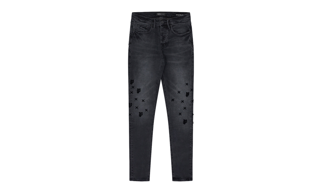 Tuffetage Monogram P001 Jeans "Black" P001_TMBL824