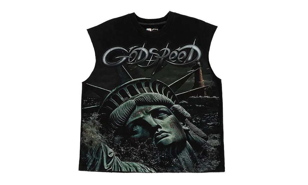 Sunken Liberty 2 Sleeveless Top "Black Wash" GS120