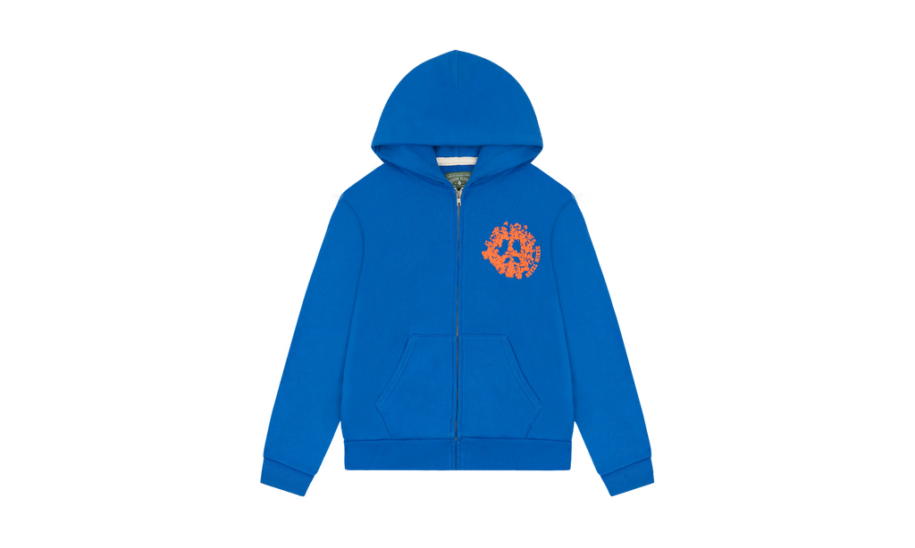Denim University Zip Hoodie "Royal Blue" DT199