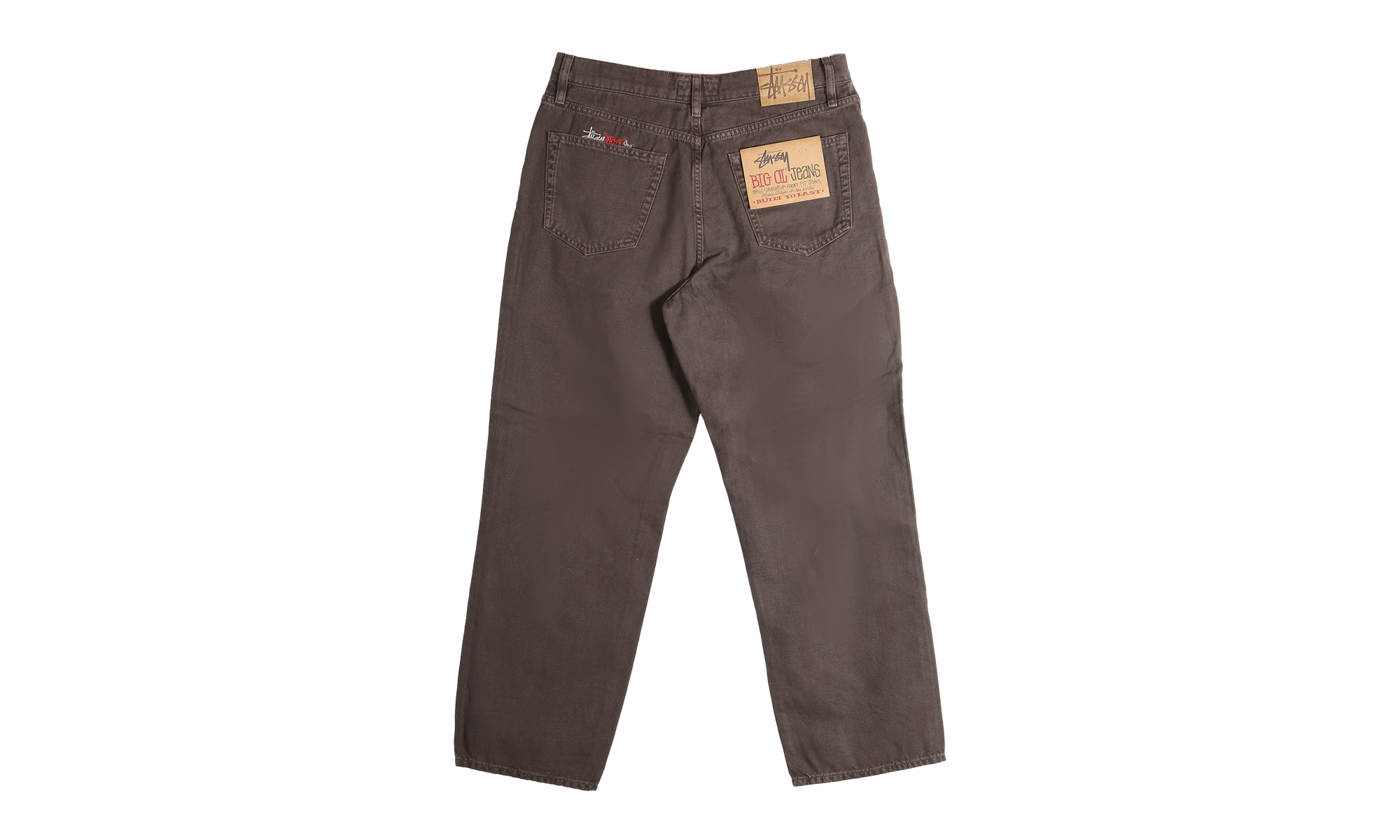 Big Ol Washed Canvas Jean "BROWN" 116618 BROW