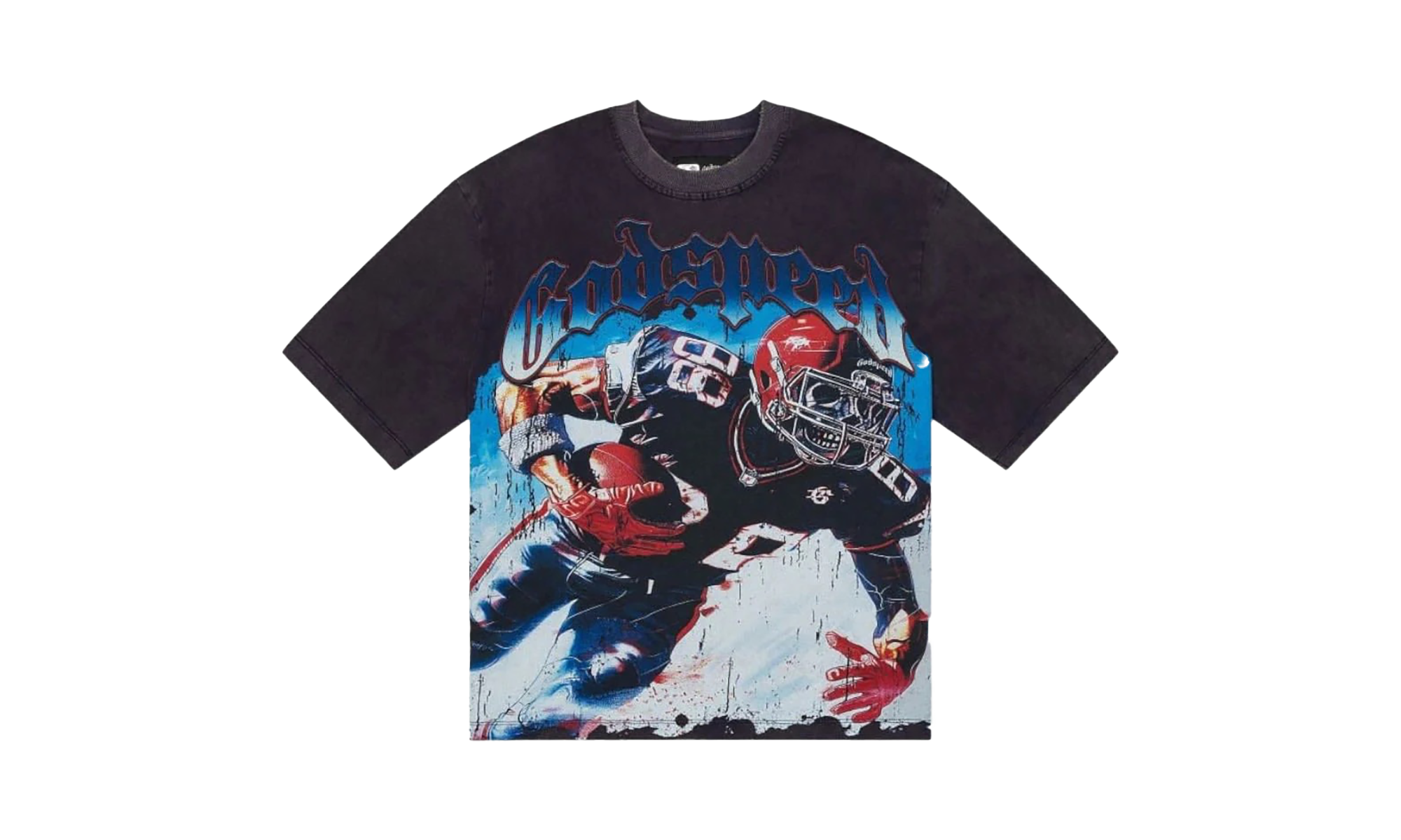 Endzone T-Shirt "Navy Wash" TL0XXYAI