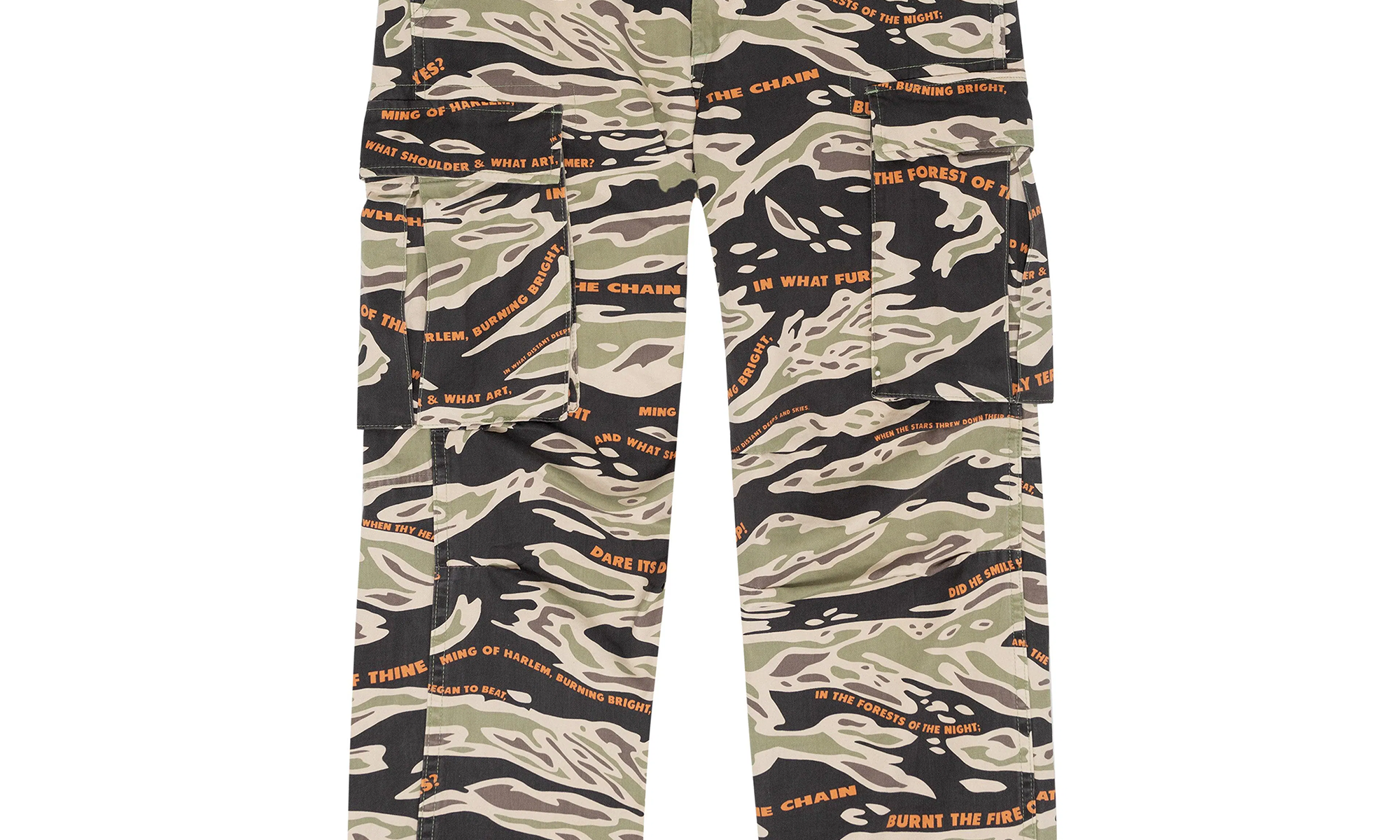 Ming Cargo Camo Pants "Olive" DT222