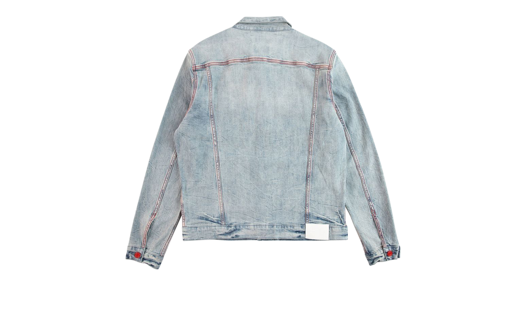 LIGHT INDIGO RED POP TRUCKER "Blue" P024 FIRP923