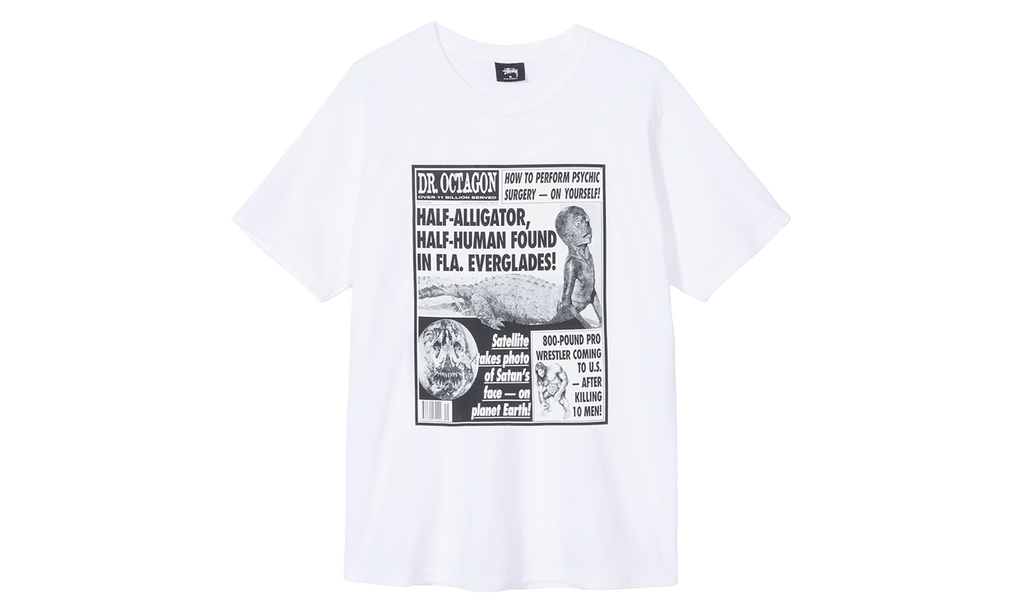 Dr. Octagon Graphic T-Shirt "White" STUS77