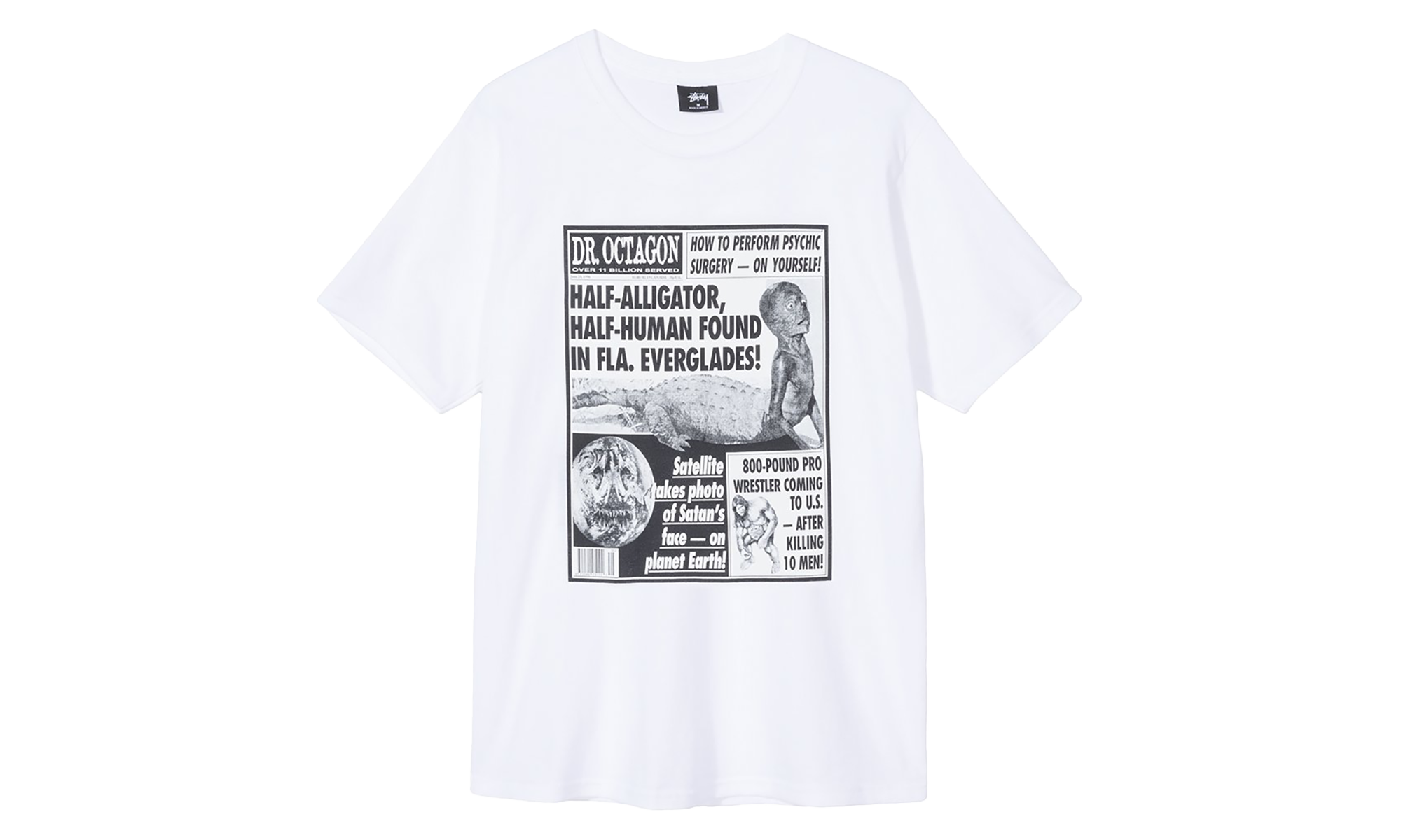 Dr. Octagon Graphic T-Shirt "White" STUS77