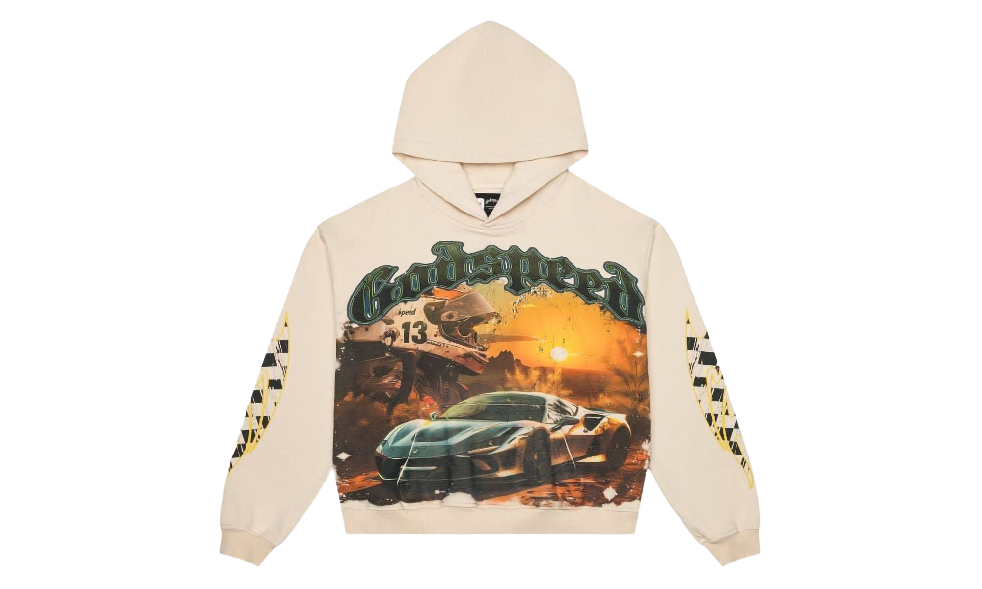 Sunset Drift Hoodie "White" M84ABB3Q