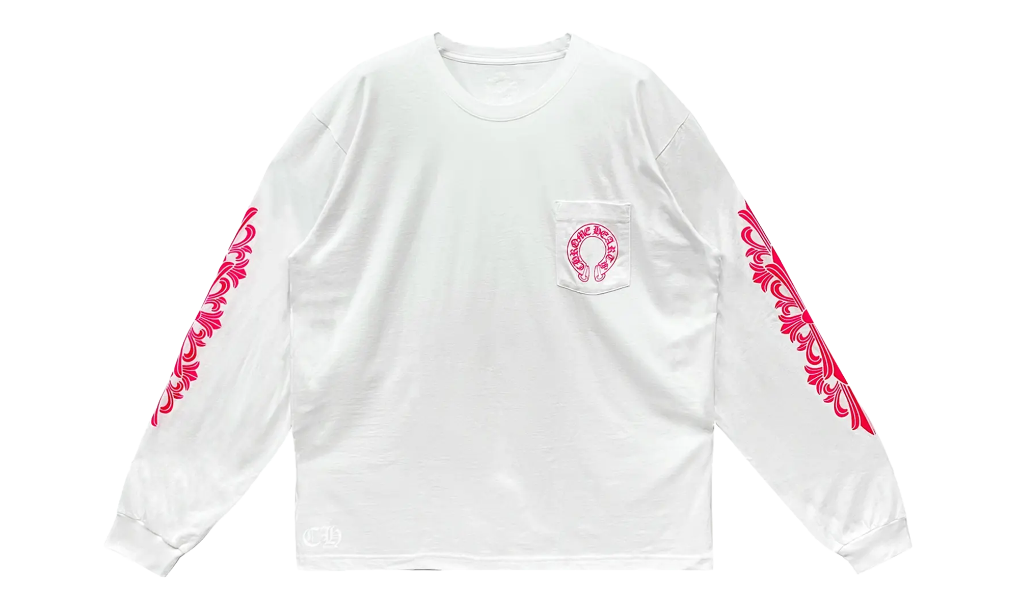 Classic Horseshoe Long Sleeve T-shirt "Pink/White" CHRM0799