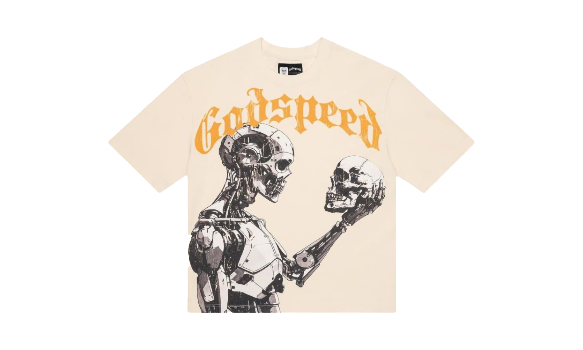 Mankind vs Ai III T-Shirt "White/Yellow" KSXS6QIR