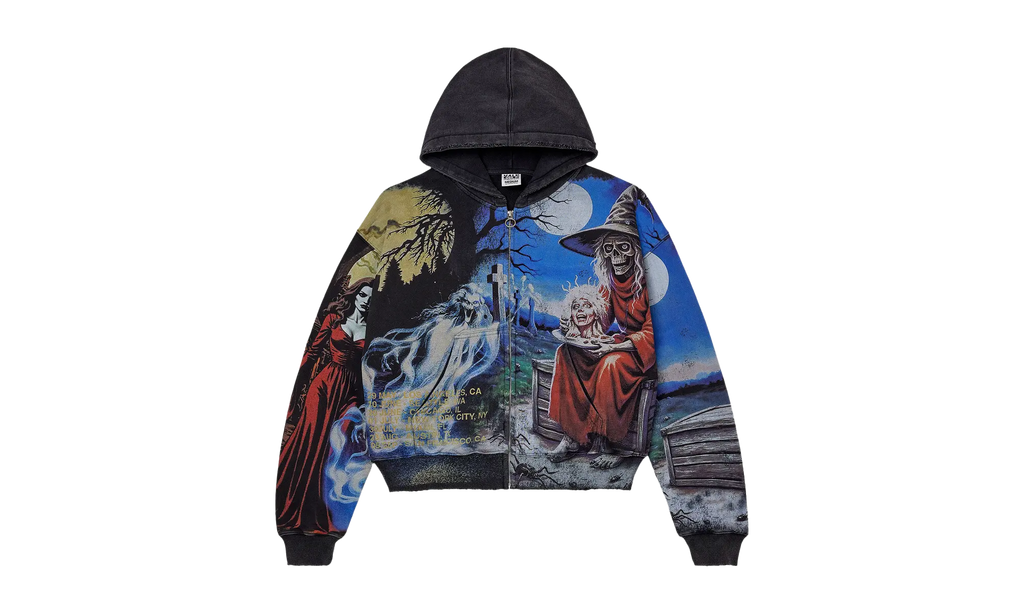 Ether Zip Up Hoodie "Black" VALE 10 007 EZU BK