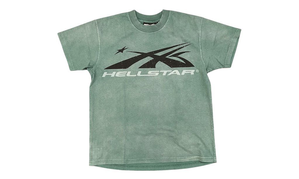 Classic Logo Rhinestones T-Shirt "Green" HSR284