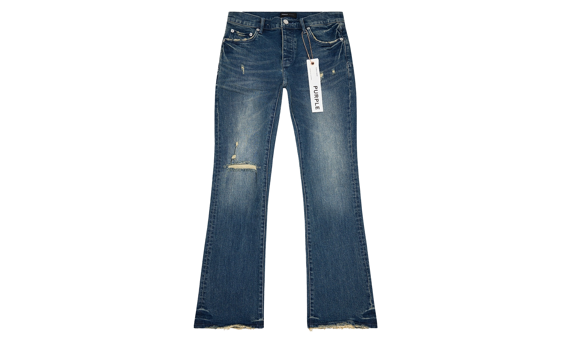 Alloy Distressed Flared Denim "Blue" P004 ALDF225