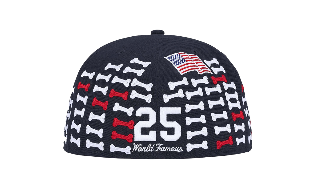 Bones Box Logo New Era 59Fifty Fitted Hat "Navy" SU26346